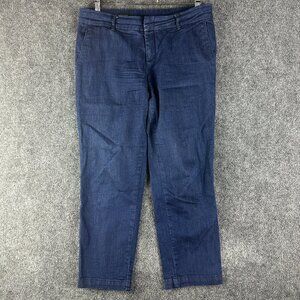 Kut From The Kloth Jeans Womens 8 Taylor Crop Trouser Cotton Stretch Pockets